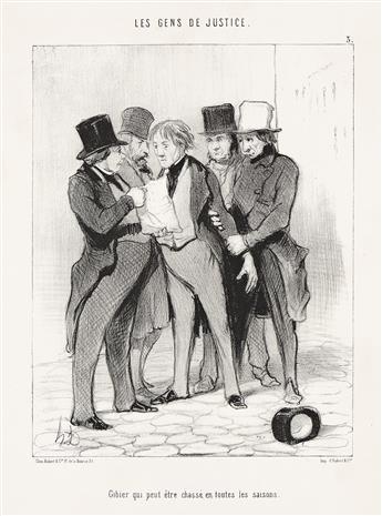 HONORÉ DAUMIER Les Gens de Justice.